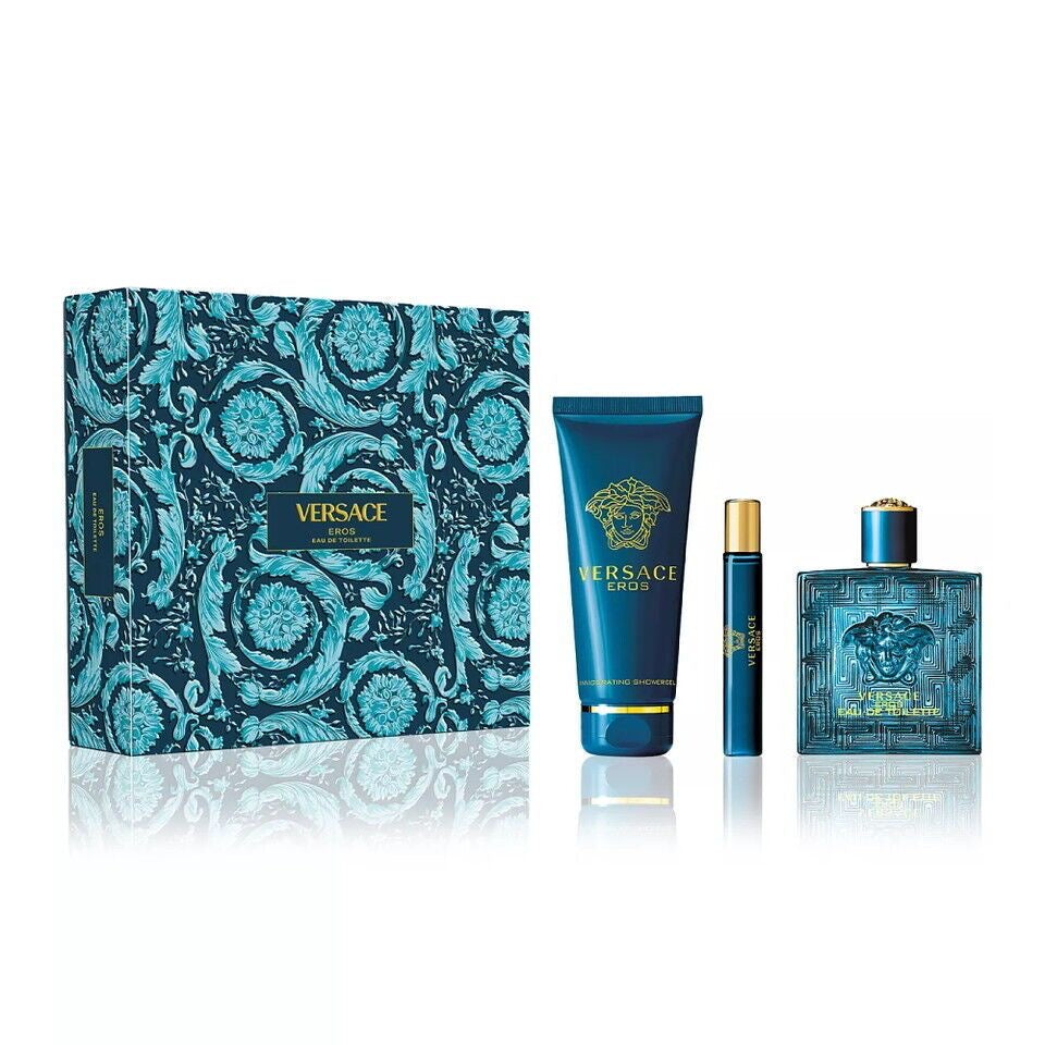 Eros 3Pcs Gift Set by Versace for Men