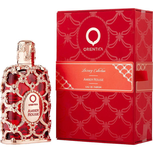 Orientica Amber Rouge 2.7oz de Parfum Spray | Luxurious Unisex Fragrance with Amber and Seaweed