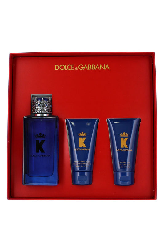 Dolce & Gabbana K (King) 3Pcs Gift Set by Dolce And Gabbana for Men