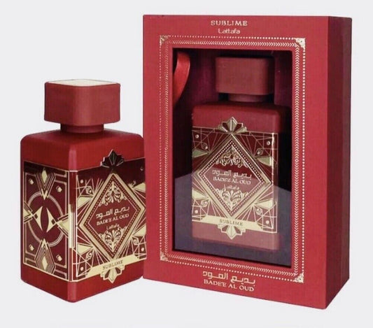 Lattafa Badee Al Oud Sublime Eau de Parfum Spray for Unisex, 3.4oz